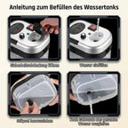 Tragbarer Dampfreiniger für Haushalt und Fugenreinigung Anleitung