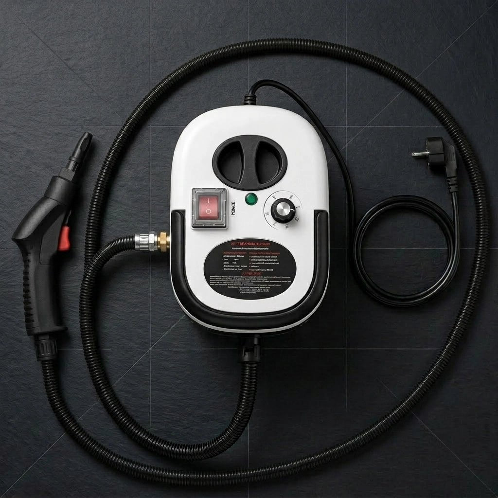 KITechnik UltraSteam Pro - Tragbarer Hand - Dampfreiniger für Haushalt & Fugen - KITechnik